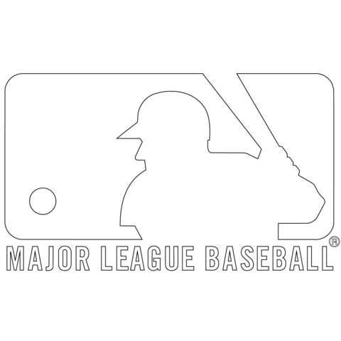 Mlb Logo Coloring Page